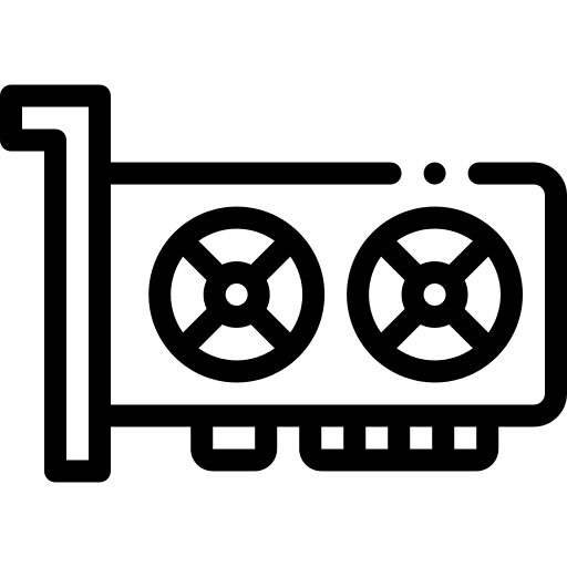 Graphic card hardware gpu graphic card icon