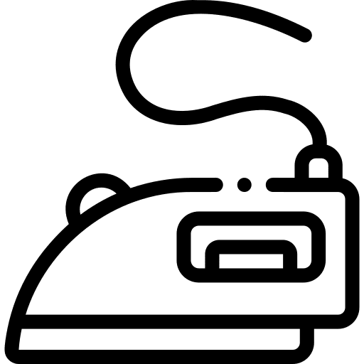Iron ironing laundry appliances icon
