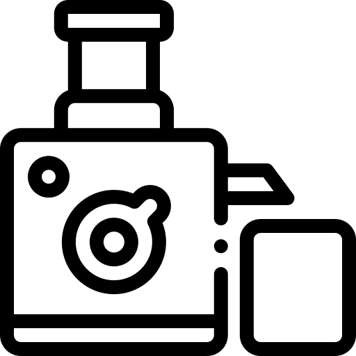 Juicer device food and restaurant machine icon
