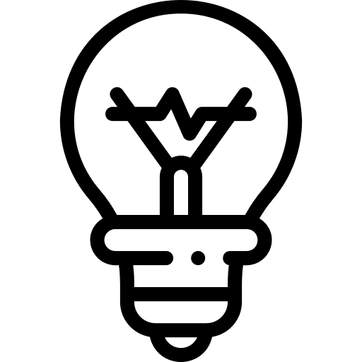 Light bulb bulb light bulb electricity icon