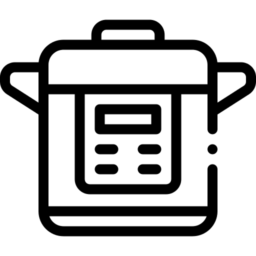 Multicooker kitchenware food and restaurant electronic icon