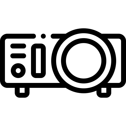 Projector technology image projector icon