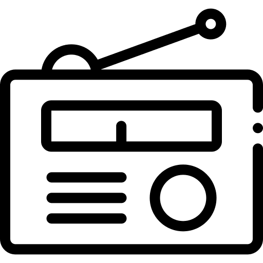 Radio technology radio electronics icon