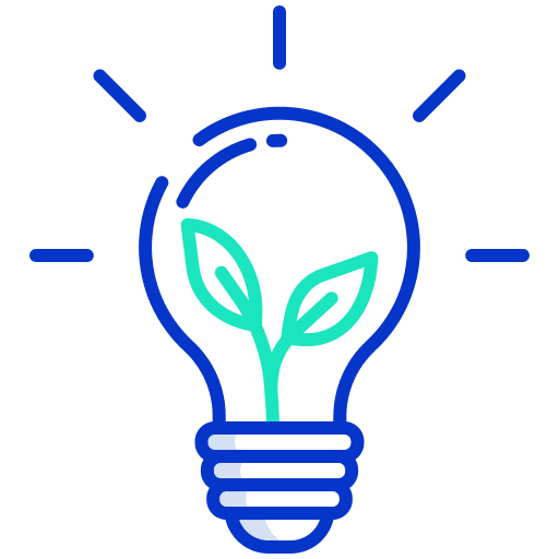 Green energy bio energy green energy plant icon