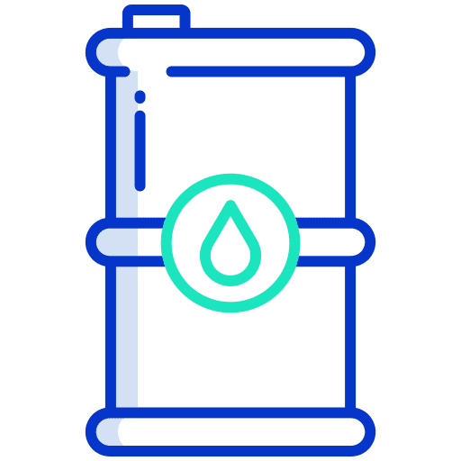 Oil barrel oil and gas petroleum tank icon