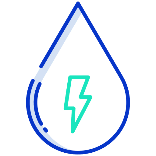 Water eco energy ecology and environment green energy icon