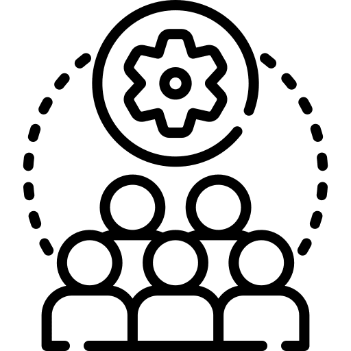 Group stakeholder communications people icon