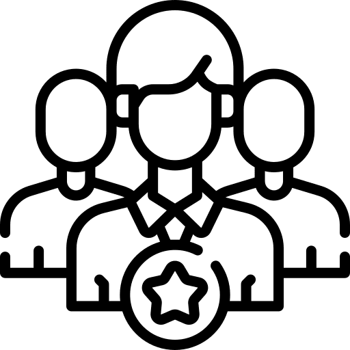 Leader leadership people business and finance icon