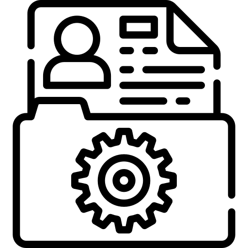 Data management data management engineer data icon