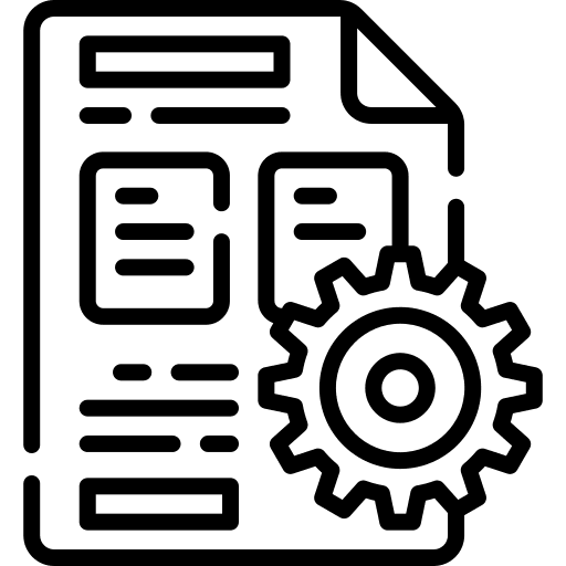 Project management teamwork business and finance project plan icon