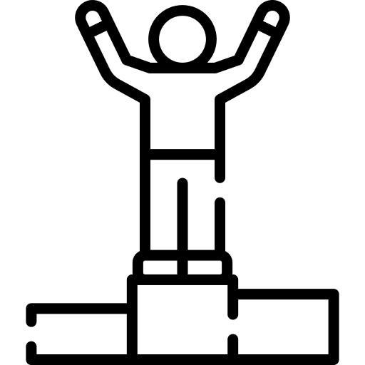 Success business and finance growth progress icon