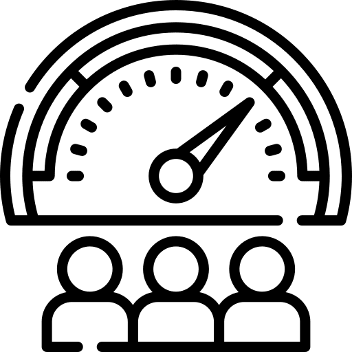 Team performance business and finance team icon