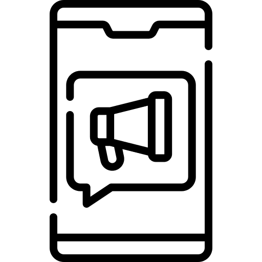 Message message marketing mobile marketing icon