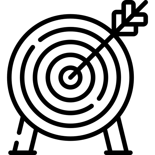 Target archer archery weapons icon