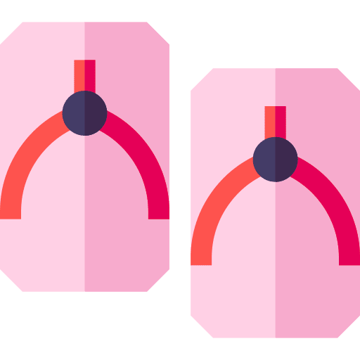 Geta flip flop wooden geta icon