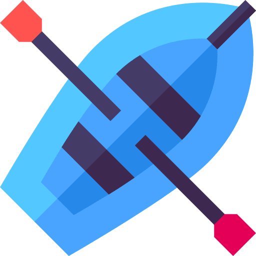 Rowboat sea transport boat outdoor icon