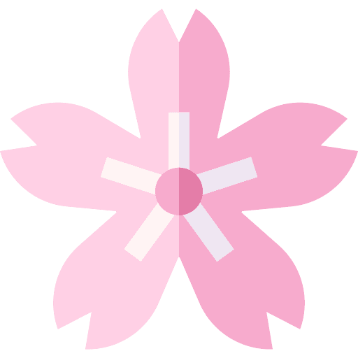 Sakura flower cherry blossom nature icon