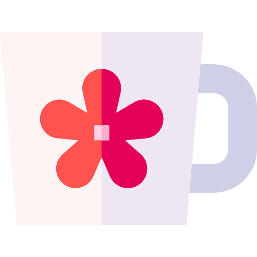 Souvenir sakura mug souvenir icon