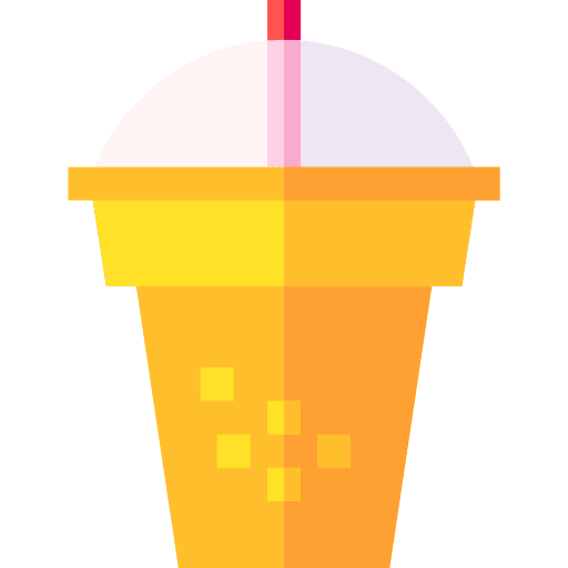 Bubble tea sugar food and restaurant bubble tea icon