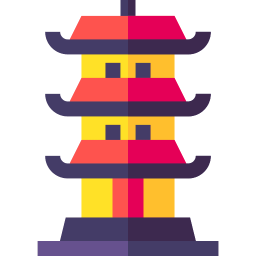 Pagoda buddhism cultures architecture and city icon