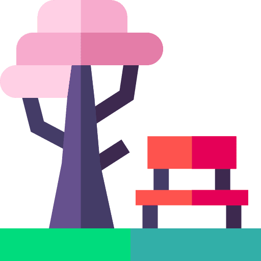 Park tree sakura park icon