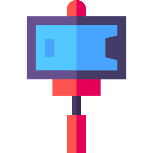 Selfie stick device selfie stick miscellaneous icon