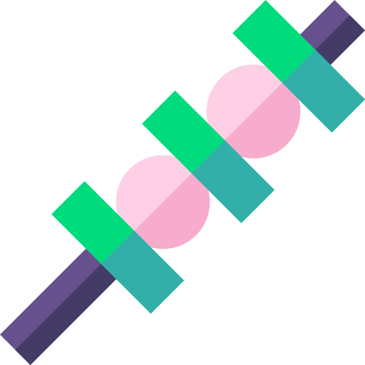 Yakitori japanese food and restaurant yakitori icon