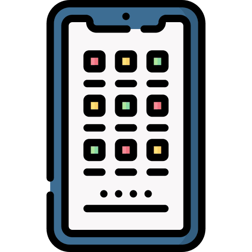Apps cellphone smartphone ui icon
