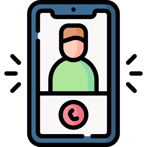 Call communications ringing phone call icon