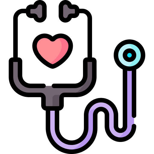 Medical check examination healthcare and medical check icon