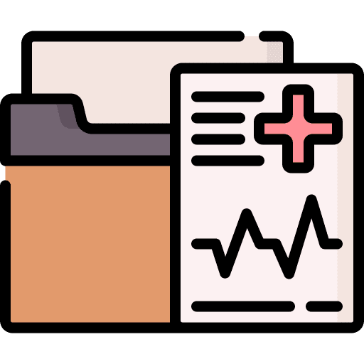 Medical report medical hospital report icon
