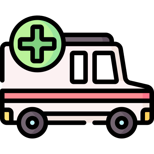 Ambulance medical ambulance transport icon