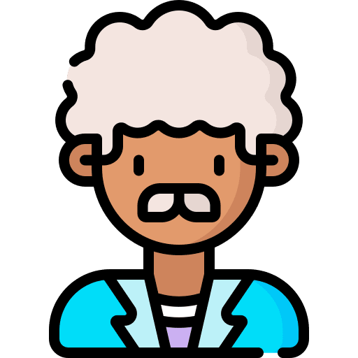 Doctor male doctor white hair icon