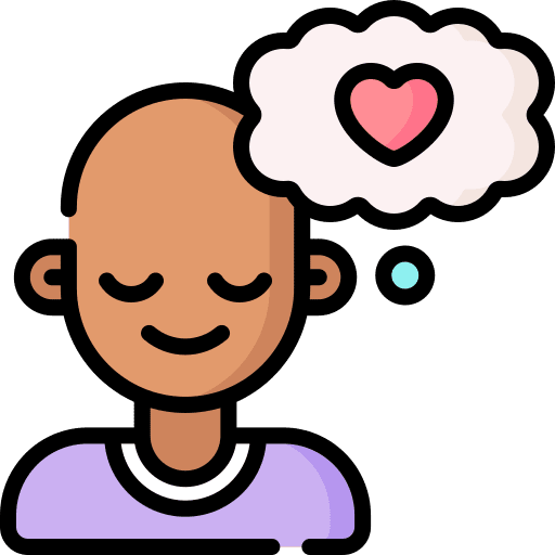 Mental health healthcare and medical cancer mental health icon