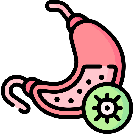 Stomach cancer illness disease healthcare and medical icon