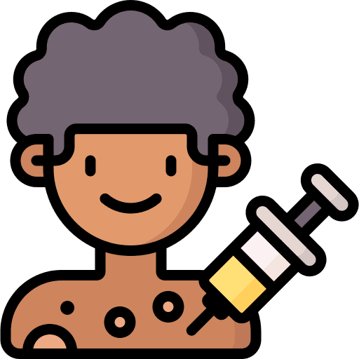 Biopsy man healthcare and medical organ icon