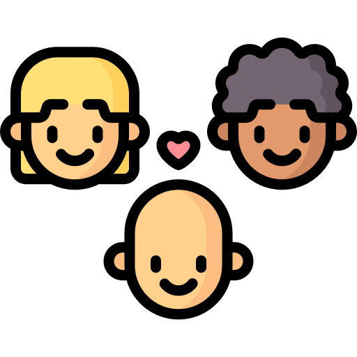 Family healthcare healthcare and medical cancer icon