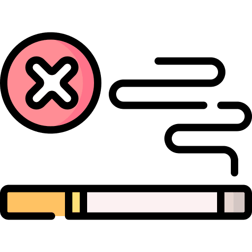 No smoking no smoke no smoking signs icon