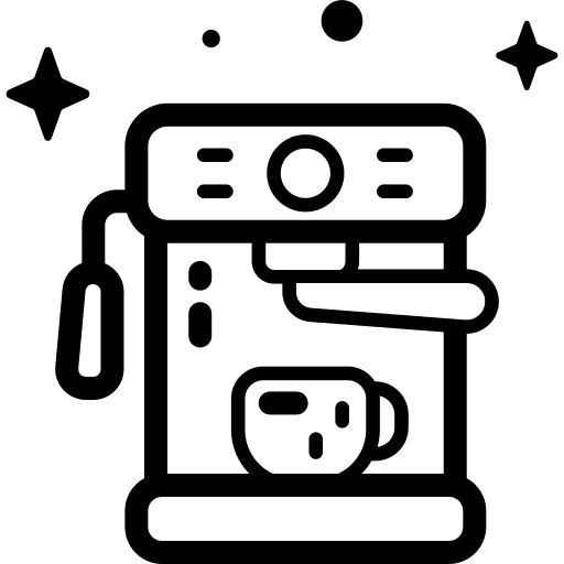 Coffee machine appliance gadget electronic icon