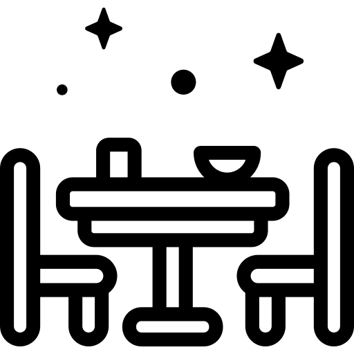 Dining table table dine dining table icon