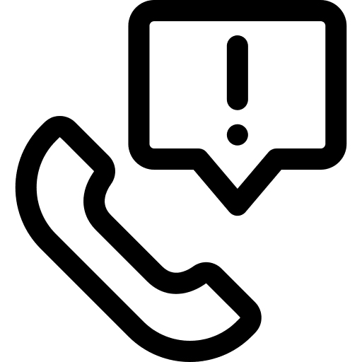 Emergency call emergency call hospital exclamation mark icon