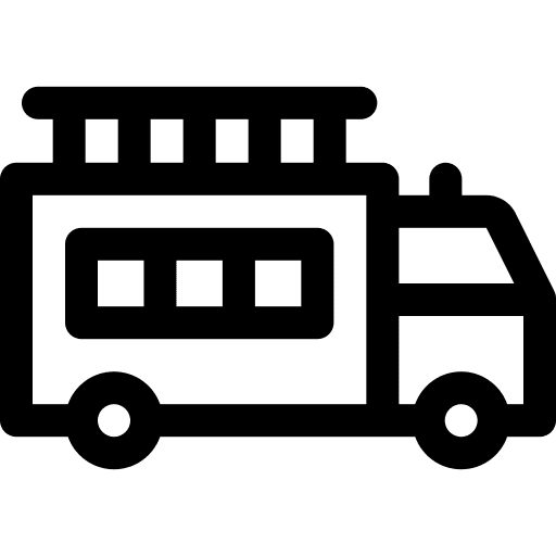 Firefighter car firefighter car protection fire truck icon