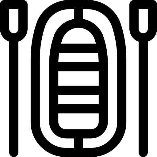 Lifeboat emergency dinghy transportation icon