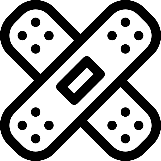 Band aid plaster band aid healing icon