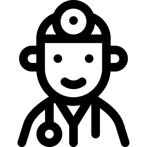 Doctor avatar user stethoscope icon