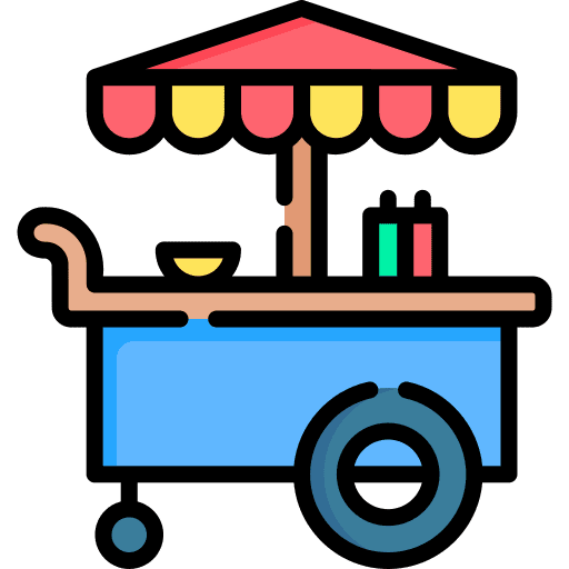 Food stand food stand food stall food icon