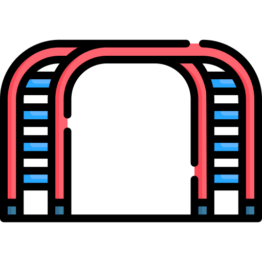Ladder amusement park leisure ladder icon
