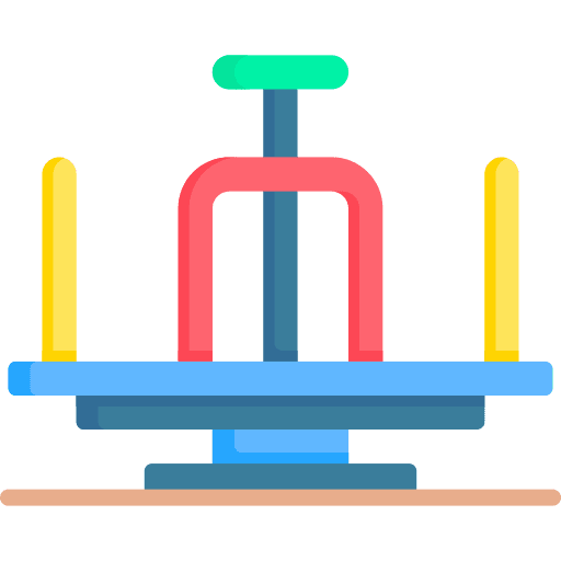 Merry go round fair ground fun entertainment icon