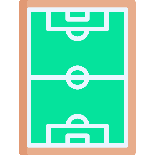 Soccer field match football soccer field icon