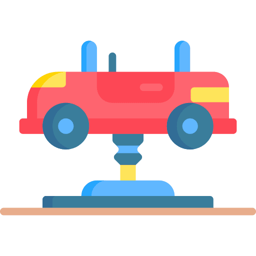 Kiddie ride entertainment kids ride icon